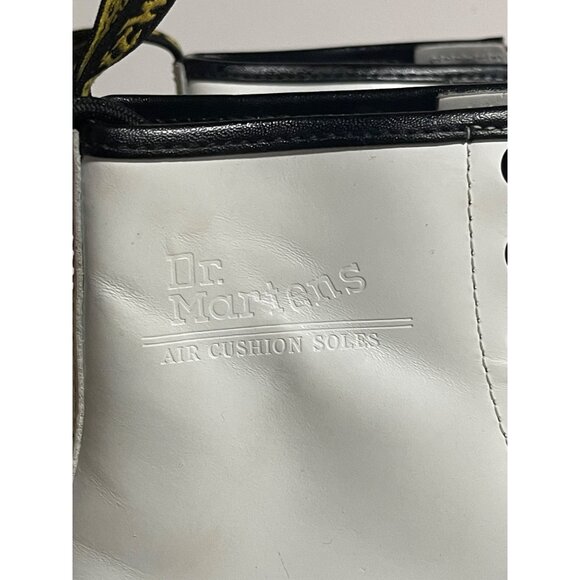 Dr Martens 1460 White Leather Lace Up Boots Womens Size 8 Mens Size 7 - Picture 11 of 11